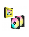 Corsair iCUE AF140 RGB ELITE 140 mm PWM, case fan (Kolor: CZARNY, 2-pack, incl. controller) - nr 1