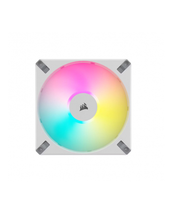 Corsair iCUE AF140 RGB ELITE 140 mm PWM, case fan (Kolor: BIAŁY, 2-pack, incl. controller)