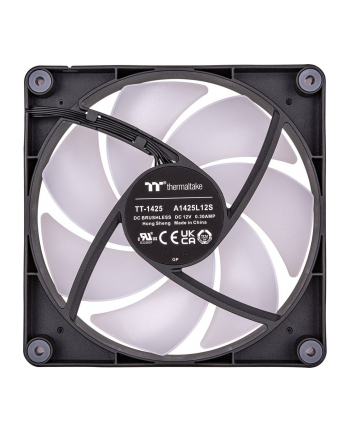 Thermaltake CT140 ARGB Sync PC Cooling Fan, Case Fan (Kolor: CZARNY, Pack of 2)