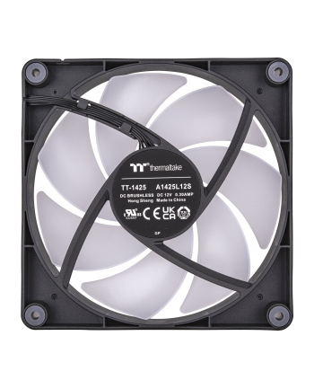 Thermaltake CT140 ARGB Sync PC Cooling Fan, Case Fan (Kolor: CZARNY, Pack of 2)