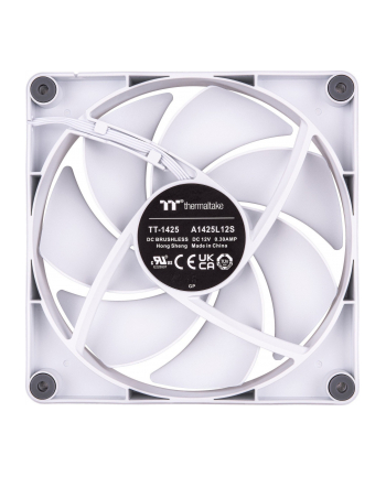Thermaltake CT140 PC Cooling Fan White, case fan (Kolor: BIAŁY, pack of 2)