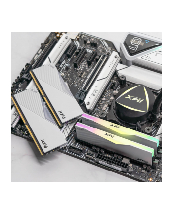 ADATA DDR5 32GB - 6000 - CL - 30 - Single-Kit - DIMM - AX5U6000C3032G-CLARWH, Lancer RGB, XMP, Kolor: BIAŁY