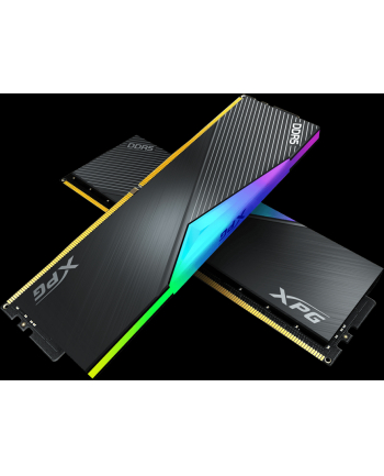ADATA DDR5 32GB - 6400 - CL - 32 - Dual-Kit - AX5U6400C3216G-DCLARBK, Lancer RGB, XMP, Kolor: CZARNY
