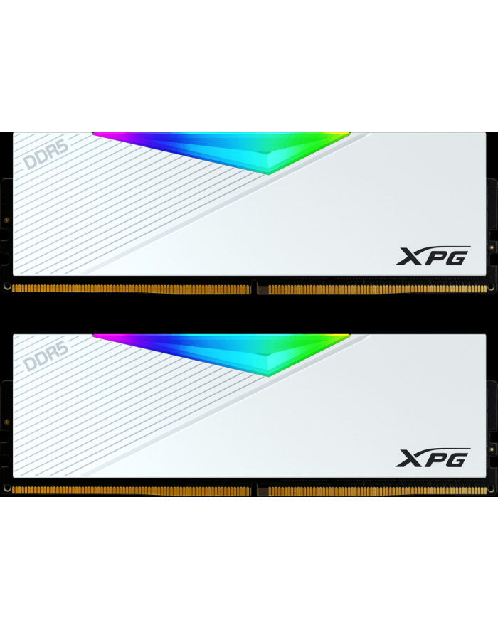 ADATA DDR5 32GB - 6000 - CL - 32 - Dual-Kit - DIMM - K2 Lancer RGB, AX5U6400C3216G-DCLARWH, Lancer RGB, XMP, Kolor: BIAŁY główny