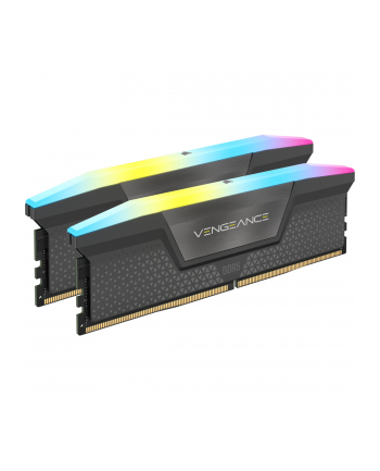 Corsair DDR5 32GB - 5200 - CL - 40 - Double-Kit - DIMM, CMH32GX5M2B5200Z40K, Vengeance RGB, XMP, EXPO, Kolor: CZARNY