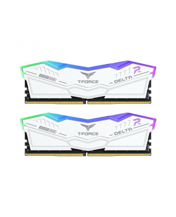 Team Group DDR5 32GB - 6600 - CL - 34 - Dual-Kit - DIMM - FF4D532G6600HC34DC01, Delta RGB, XMP, Kolor: BIAŁY