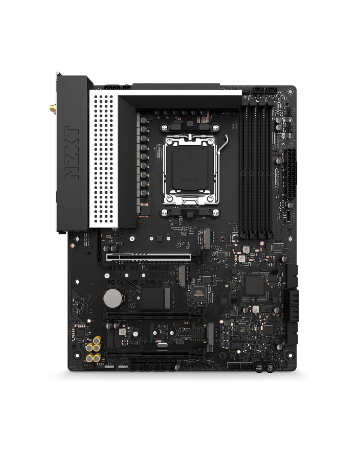 NZXT N7 B650E Matte White, motherboard - AM5 główny