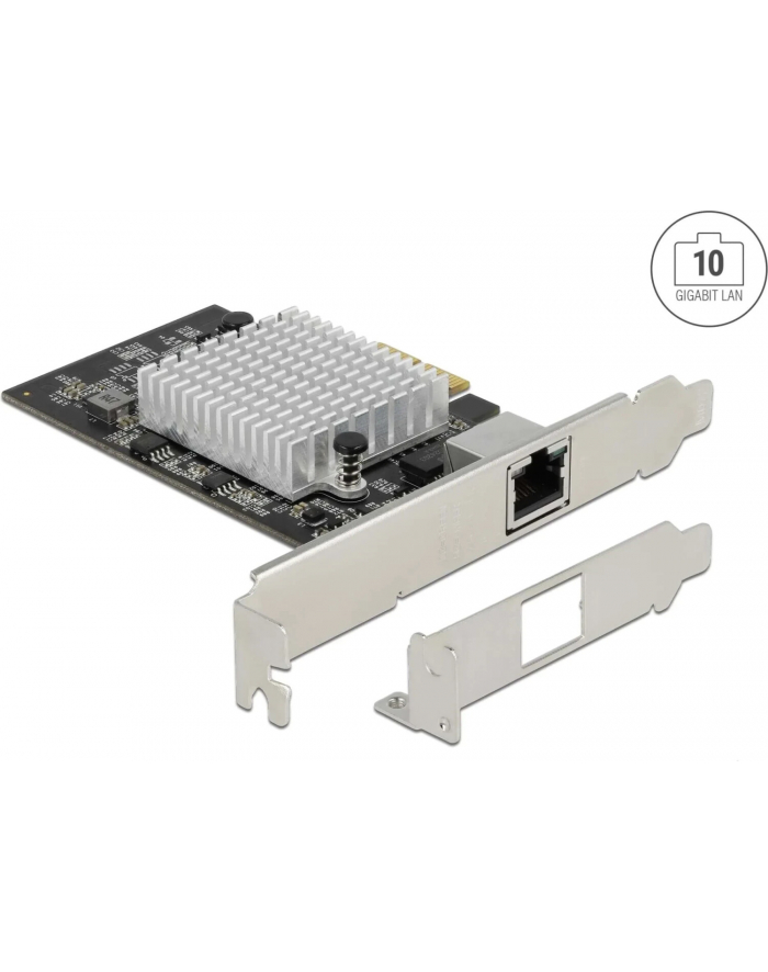 DeLOCK PCI Express x2 card 1 x RJ45 10 Gigabit, LAN adapter główny