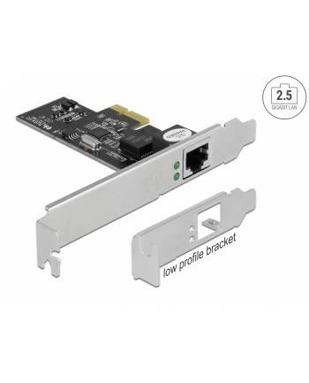 DeLOCK PCI Express x1 card to 1 x RJ45 2.5 Gigabit LAN i225, LAN adapter