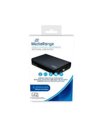 MediaRange Power bank 8800 mAh (Kolor: CZARNY)