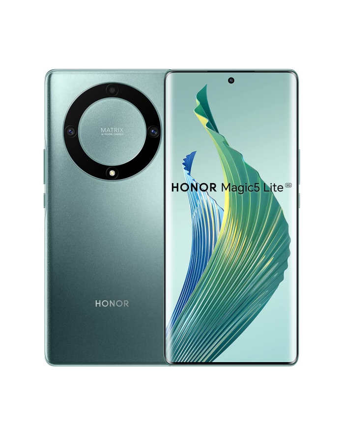 Honor Magic5 Lite 128GB Cell Phone (Emerald Green, System Android 12, 6GB) główny