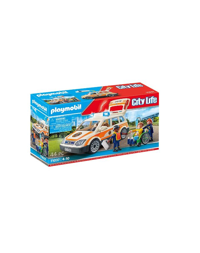 PLAYMOBIL 71037 emergency doctor car, construction toy główny