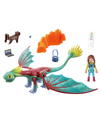 PLAYMOBIL 71083 Dragons: The Nine Realms - Feathers ' Alex, construction toy