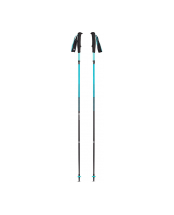 Black Diamond Distance Carbon Z Trekking poles, fitness equipment (turquoise, 1 pair, 120 cm)