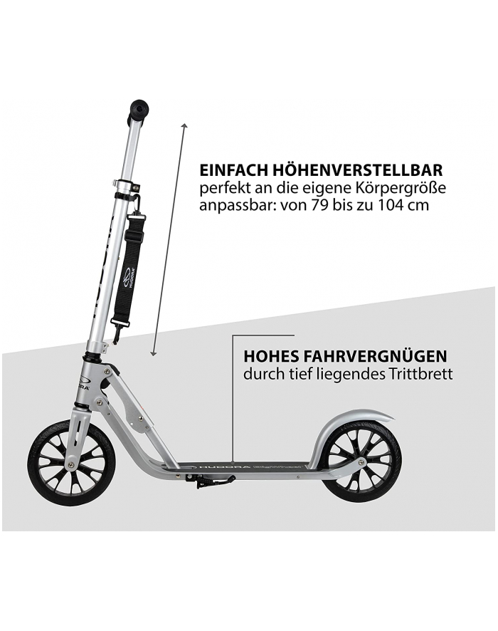 HUDORA BigWheel Crossover 205, Scooter (silver) główny