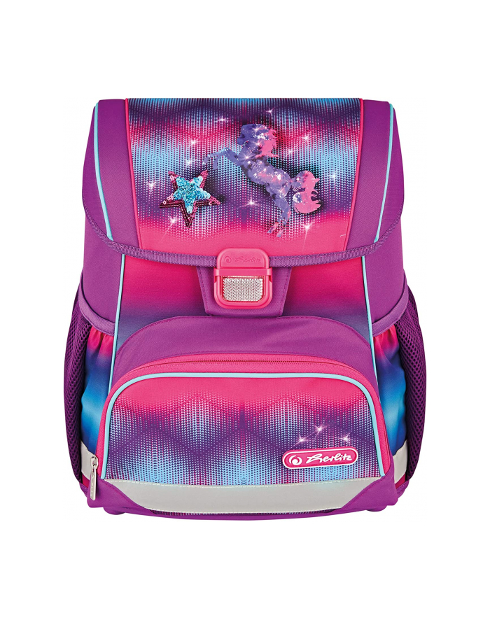 Herlitz Loop Plus Funky Horse, school bag (purple/pink, incl. 16-piece school case, pencil case, sports bag) główny