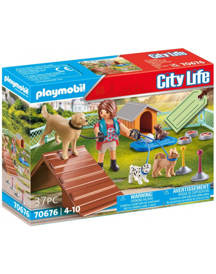 PLAYMOBIL 70676 Dog Trainer gift set, construction toy główny