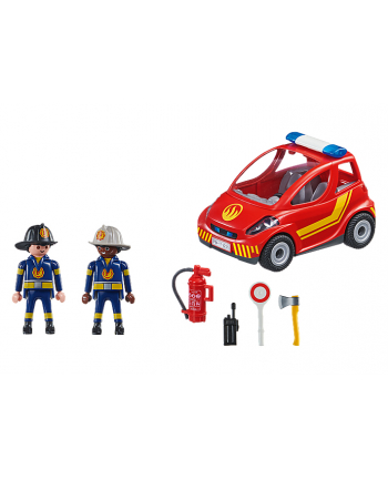 PLAYMOBIL 71035 Small fire brigade car, construction toy