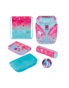 Herlitz SoftLight Plus GreenLine Pink Bubbles, school bag (pink/light blue, incl. filled 16-piece school case, pencil case, sports bag) - nr 21