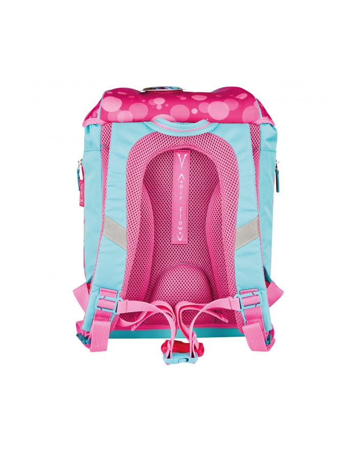 Herlitz SoftLight Plus GreenLine Pink Bubbles, school bag (pink/light blue, incl. filled 16-piece school case, pencil case, sports bag) główny