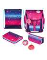 Herlitz FiloLight Plus Pink Stars, school bag (pink/purple, incl. filled 16-piece school case, pencil case, sports bag) - nr 34