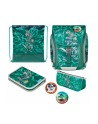 Herlitz FiloLight Plus Heavy Metal, school bag (green/grey, incl. filled 16-piece school case, pencil case, sports bag) - nr 17