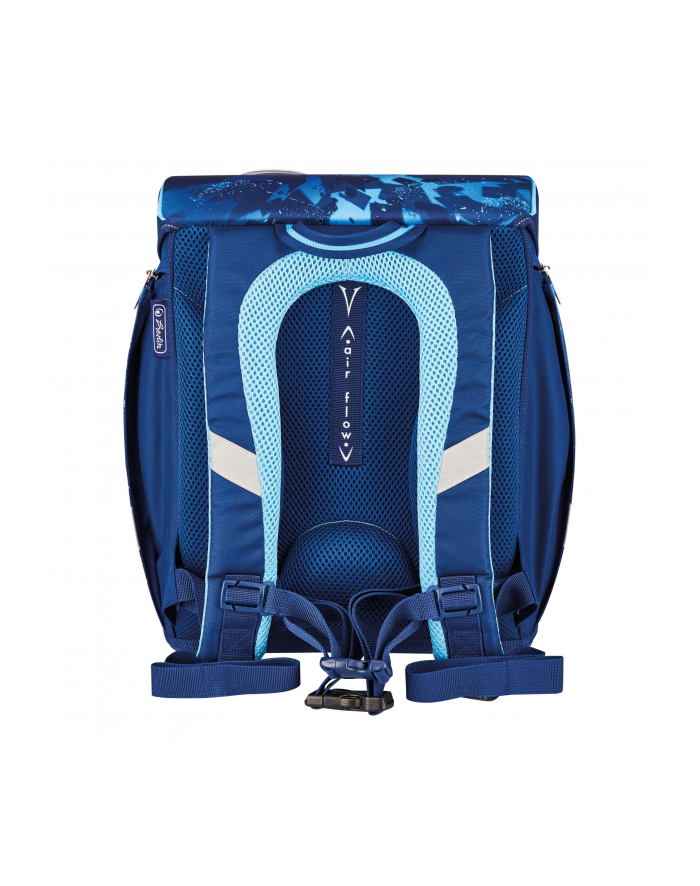 Herlitz FiloLight Plus Deep Sea, school satchel (dark blue/neon blue, incl. filled 16-piece school case, pencil case, sports bag) główny