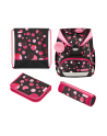 Herlitz UltraLight Plus Cats ' Dots, school bag (pink/brown, incl. 16-piece school case, pencil case, sports bag) - nr 21