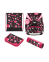 Herlitz UltraLight Plus Cats ' Dots, school bag (pink/brown, incl. 16-piece school case, pencil case, sports bag) - nr 4
