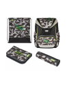 Herlitz UltraLight Plus Camo Dragon, school bag (grey/brown, incl. 16-piece pencil case, pencil case, sports bag) - nr 4