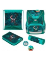 Herlitz UltraLight Plus Green Rex, school bag (green/grey, incl. 16-piece pencil case, pencil case, sports bag) - nr 15