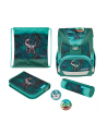 Herlitz UltraLight Plus Green Rex, school bag (green/grey, incl. 16-piece pencil case, pencil case, sports bag) - nr 20