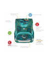 Herlitz UltraLight Plus Green Rex, school bag (green/grey, incl. 16-piece pencil case, pencil case, sports bag) - nr 4