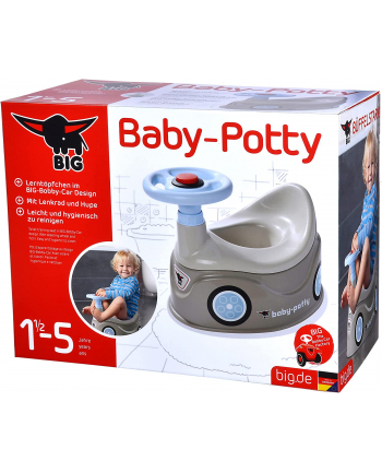 BIG Baby-Potty Grey, potty (grey/blue)