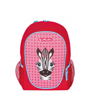 Herlitz Rookie Cute Animals Zebra, backpack (red/pink)
