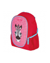 Herlitz Rookie Cute Animals Zebra, backpack (red/pink) - nr 4