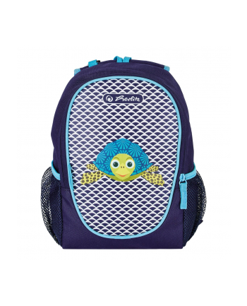 Herlitz Rookie Cute Animals Turtle, backpack (purple/neon blue)