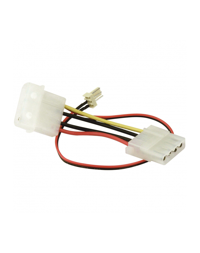 Sharkoon adapter 3-pin -> 4-pin (Kolor: CZARNY/red, retail) główny