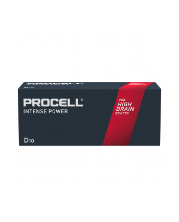 Duracell Procell Alkaline Intense Power D, 1.5V, battery (10 pieces, D mono)