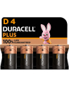 Duracell Plus D, battery (4 pieces, D) - nr 1