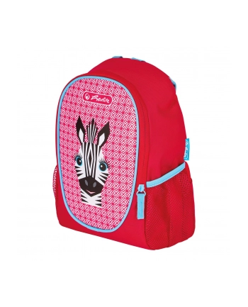 Herlitz Rookie Cute Animals Zebra, backpack (red/pink)