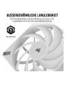 Corsair iCUE AF140 RGB ELITE 140 mm PWM, case fan (Kolor: BIAŁY, 2-pack, incl. controller) - nr 15