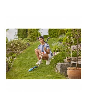 GARD-ENA Cordless Grass Shears ComfortCut Li Set, 3.6V (turquoise/Kolor: CZARNY, Li-Ion battery 3.0Ah, with telescopic handle and wheels)