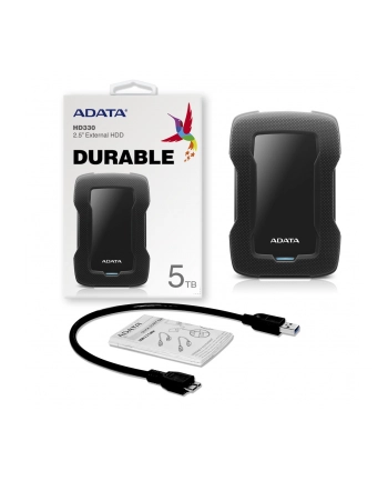 adata Durable Lite HD330 5TB 2.5'' USB3.1 Czarny