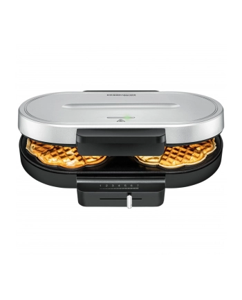 Rommelsbacher waffle machine WA 1250, waffle maker (Kolor: CZARNY/silver)