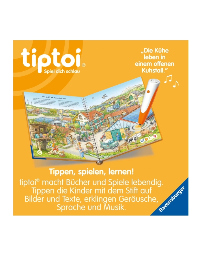 Ravensburger tiptoi The Pen, input pen (orange/Kolor: BIAŁY) główny