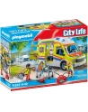PLAYMOBIL 71202 City Life - ambulance with light and sound, construction toy - nr 4