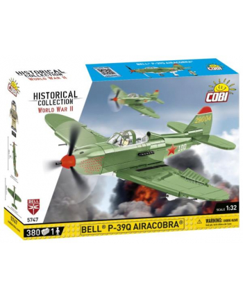 COBI 5747 Historical Collection WWII BELL P-39Q Airacobra 380 klocków