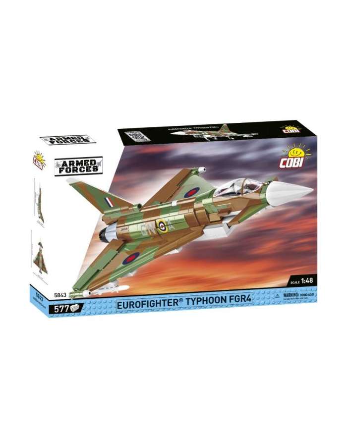 COBI 5843 Armed Force Eurofighter Typhoon FGR4 577 klocków główny