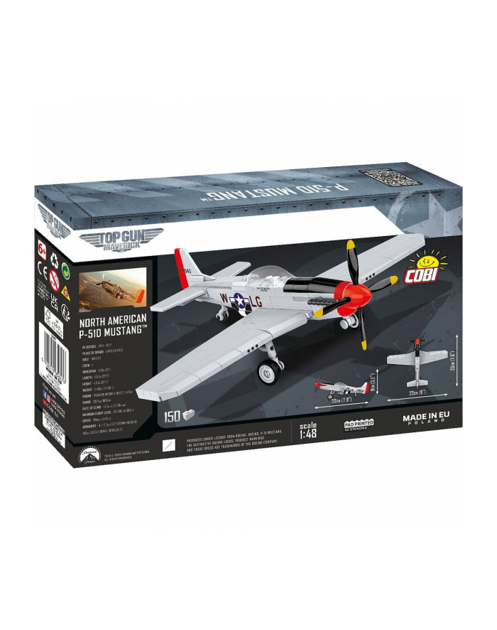 COBI 5847 Top Gun P-51D Mustang 150 klocków główny